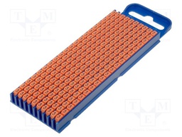 Markers for cables and wires; Label symbol: 3; 2.8÷3.8mm; orange