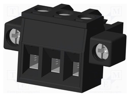 Connector: pluggable terminal block; plug; female; straight; 300V