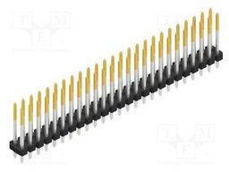 Connector: pin strips; pin header; male; PIN: 50; 2.54mm; THT; 2x25