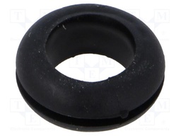 Grommet; black; UL94HB; TPR