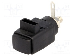 Laboratory clamp; black; 60VDC; 16A; Contacts: nickel; -25÷90°C