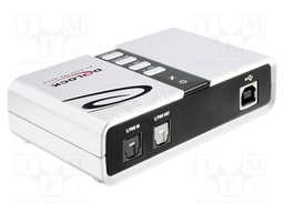 Switch; silver; user's manual,USB A-USB B cable,switch