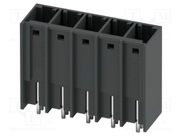 PCB headers, nominal cross section: 6 mm?, color: black, nom