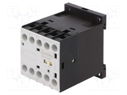 Contactor: 3-pole; NO x3; Auxiliary contacts: NO; 110VDC; 12A; DIN