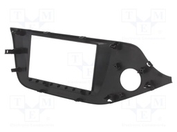 Radio mounting frame; Kia; 2 DIN; piano brown