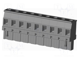 Connector: pluggable terminal block; plug; female; angled 90°
