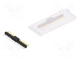 Connector: pin strips; pin header; male; PIN: 14; 2.54mm; SMT; 1x14