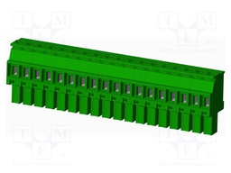 Connector: pluggable terminal block; plug; female; angled 90°