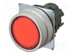 Switch: push-button; 22mm; Stabl.pos: 1; flat; Pos: 2