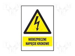 Safety sign; warning; W: 148mm; H: 210mm; FS