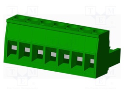 Connector: pluggable terminal block; plug; female; straight; 12A