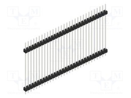 Connector: pin strips; pin header; male; PIN: 30; 2.54mm; THT; 1x30