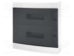Enclosure: for modular components; IP40; wall mount; white; 40 CD