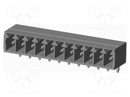 Connector: pluggable terminal block; socket; male; on PCBs