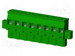 Connector: pluggable terminal block; plug; female; angled 90°