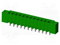 Connector: pluggable terminal block; socket; male; straight; THT