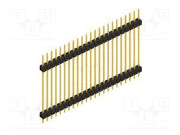 Connector: pin strips; pin header; male; PIN: 23; 2.54mm; THT; 1x23