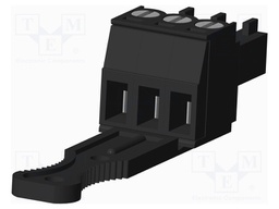 Connector: pluggable terminal block; plug; female; straight; 300V