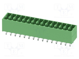 PCB headers, nominal cross section: 1.5 mm?, color: green, n