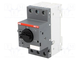 Motor breaker; 0.25kW; 208÷690VAC; DIN; Short circ.release: 12.5A