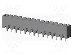 Connector: pluggable terminal block; socket; male; on PCBs