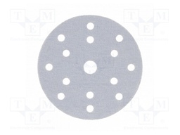 Sanding plate; Granularity: 240; Mounting: bur; with holes; Ø150mm