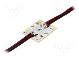 Module: LED; Colour: white warm; 0.48W; 21(typ)lm; 12VDC; 120°