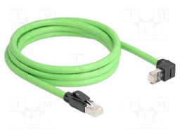 Patch cord; SF/UTP; Cat: 6a; RJ45 plug,RJ45 up angled plug; Cu; 2m