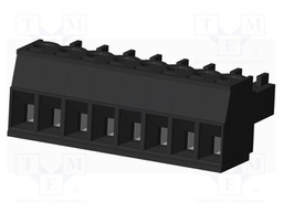 Connector: pluggable terminal block; plug; female; straight; 300V