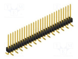 Connector: pin strips; pin header; male; PIN: 28; 1.27mm; SMT; 1x28