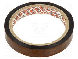 Tape: electrical insulating; W: 15mm; L: 33m; Thk: 0.5mm; brown; 100%