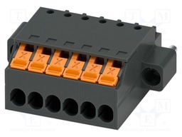 PCB connector, nominal cross section: 1.5 mm2, color: black,