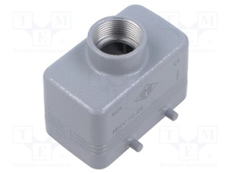 Enclosure: for HDC connectors; C-TYPE; size 57.27; Gland holes: 1