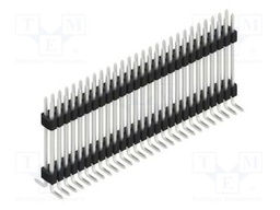Connector: pin strips; pin header; male; PIN: 54; 1.27mm; SMT; 2x27