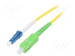 Fiber patch cord; OS2; LC/UPC,SC/APC; 5m; Optical fiber: 9/125um