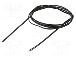 Sensor: NTC thermistor; -40÷105°C; 10kΩ; 1000x3x3mm; H: 10mm; THT