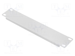 Stopper; 1U; grey; Standard: 10"