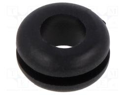 Grommet; black; UL94HB; TPR
