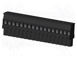 Connector: pluggable terminal block; plug; female; angled 90°