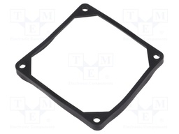 Mounting gasket; Ømount.hole: 5mm; black; Shore hardness: 40