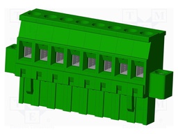 Connector: pluggable terminal block; plug; female; angled 90°