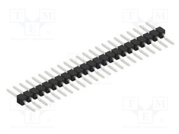 Connector: pin strips; pin header; male; PIN: 23; 2.54mm; SMT; 1x23