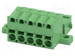 PCB connector, nominal cross section: 2.5 mm2, color: green,