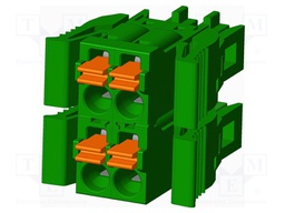 Connector: pluggable terminal block; plug; female; straight; 5.5A