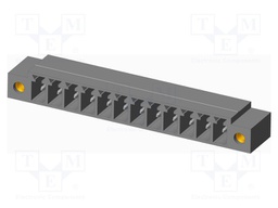 Connector: pluggable terminal block; socket; male; on PCBs