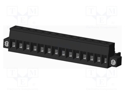 Connector: pluggable terminal block; plug; female; straight; 300V
