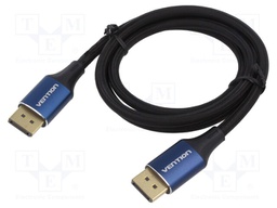 Cable; DisplayPort 1.4; DisplayPort plug,both sides; PVC; Len: 2m