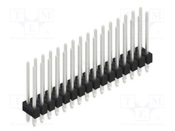 Connector: pin strips; pin header; male; PIN: 32; 2.54mm; THT; 2x16