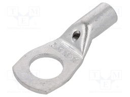 Ring tube terminal; M10; 16mm2; crimped; for cable; non-insulated