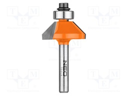 Form milling cutter; Ø: 26.6mm; Ø: 6mm; wood,chipboard